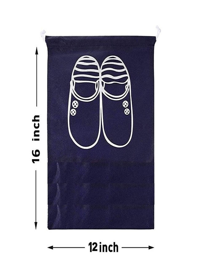 GS E-Com Portable Travel Shoe Bags Shoe Organizer Space Saving Storage Bags 16 X 12'' Inches-6 Piece Pack - Image 4